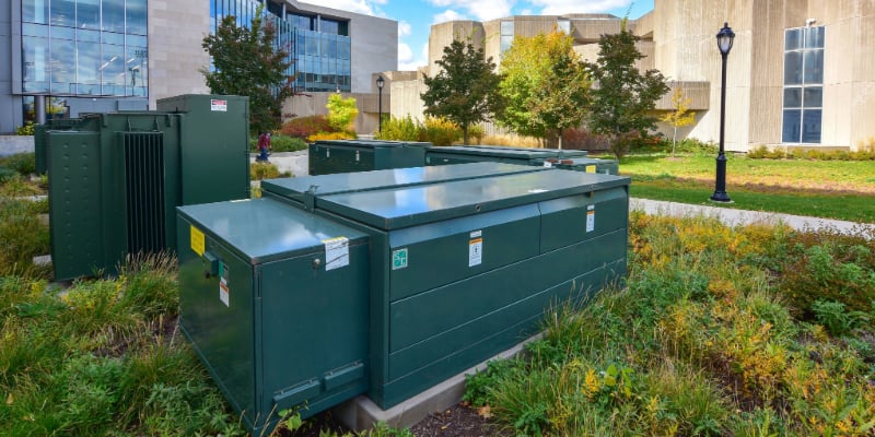 Vista RS Switchhgear on Northwestern University campus