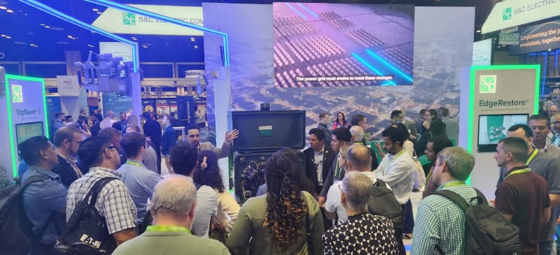 S&C showcasing products at DTECH